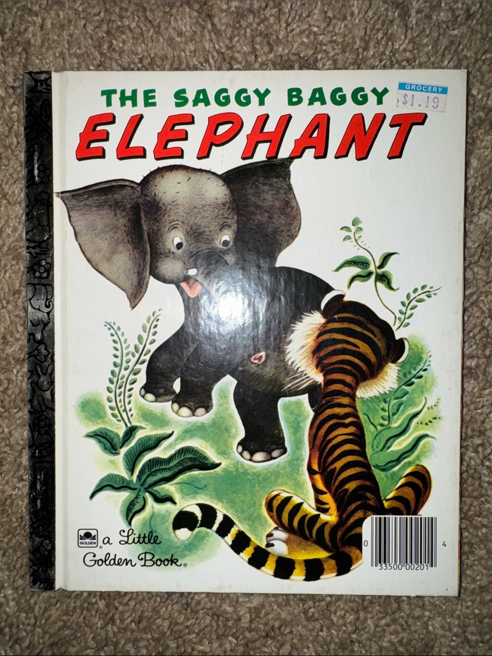 The Saggy Baggy Elephant - Little Golden Book